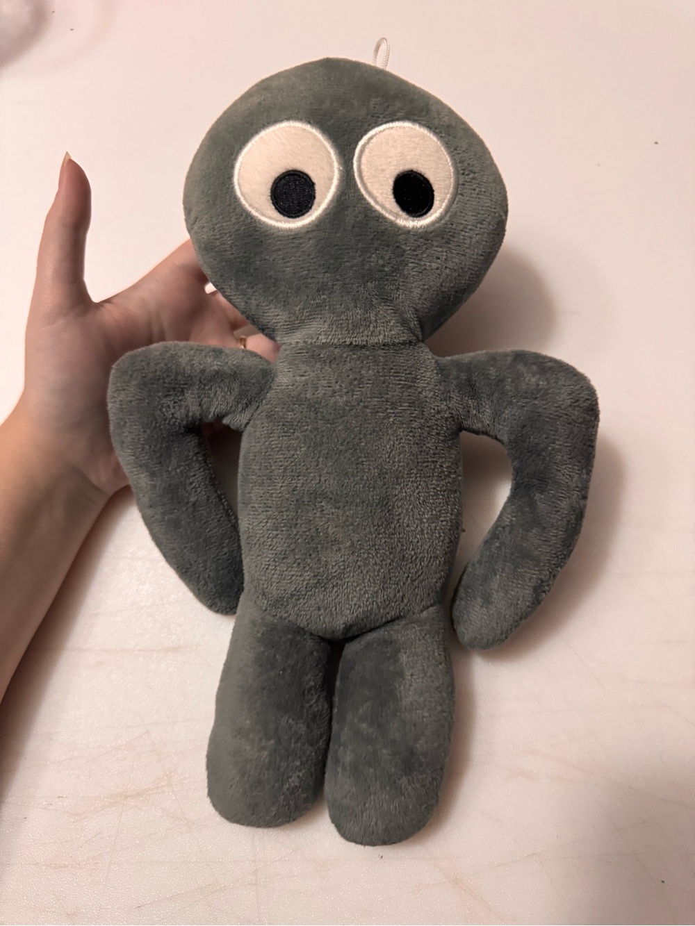 Grey Man Rainbow Friends Roblox Stuffed Animal Toy Indie Horror Game